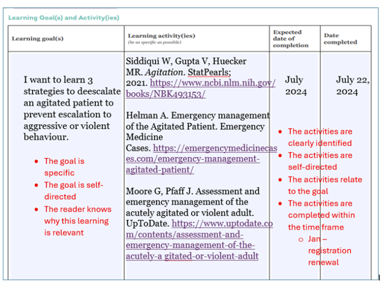 Learning Plan - College of Registered Nurses of Manitoba | College of ...